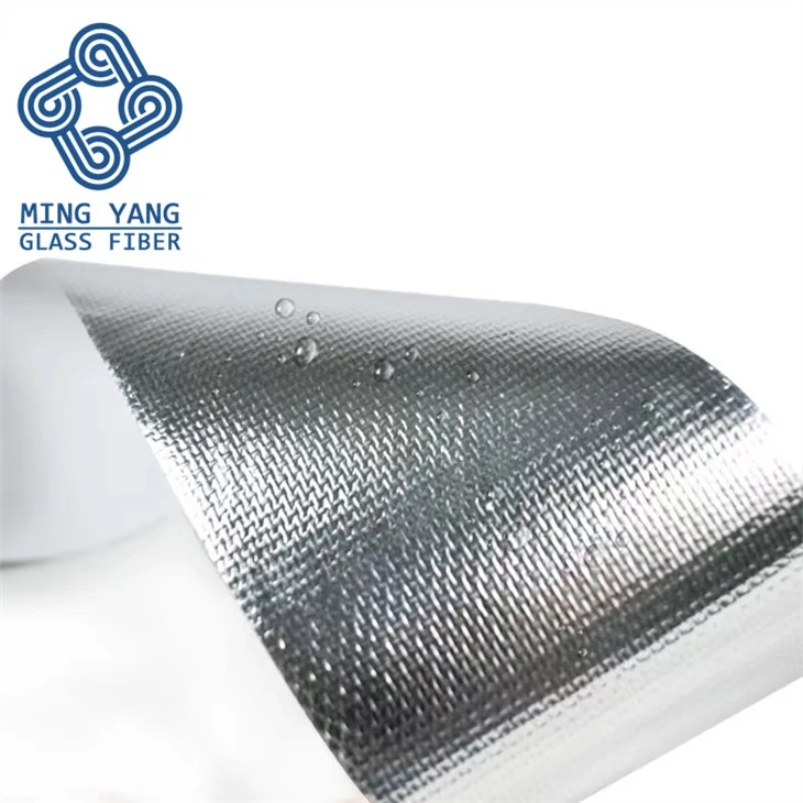 Aluminum Film Coated Fiberglass Cloth 0.2mm