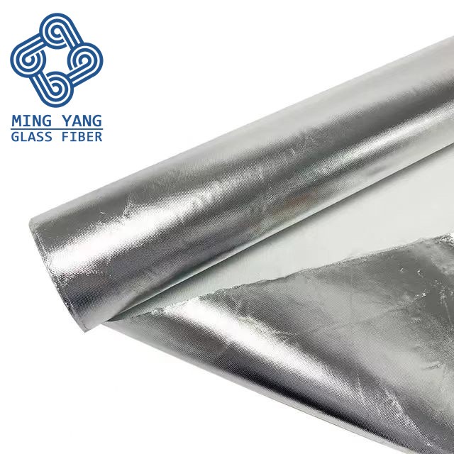 Aluminum Film Coated Fiberglass Cloth 0.2mm