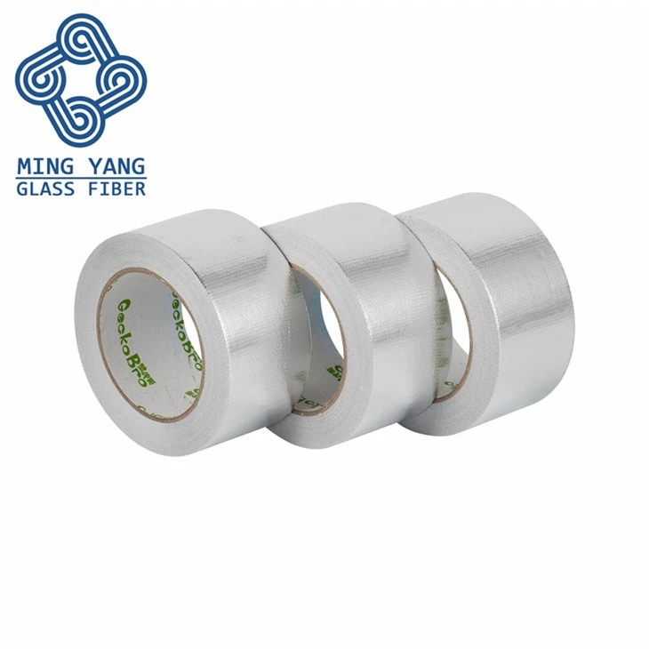 Glass Cloth HVAC Self-Adhesive Tape Aluminum Foil Fiberglass