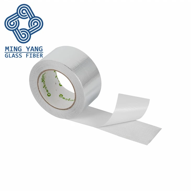 Glass Cloth HVAC Self-Adhesive Tape Aluminum Foil Fiberglass