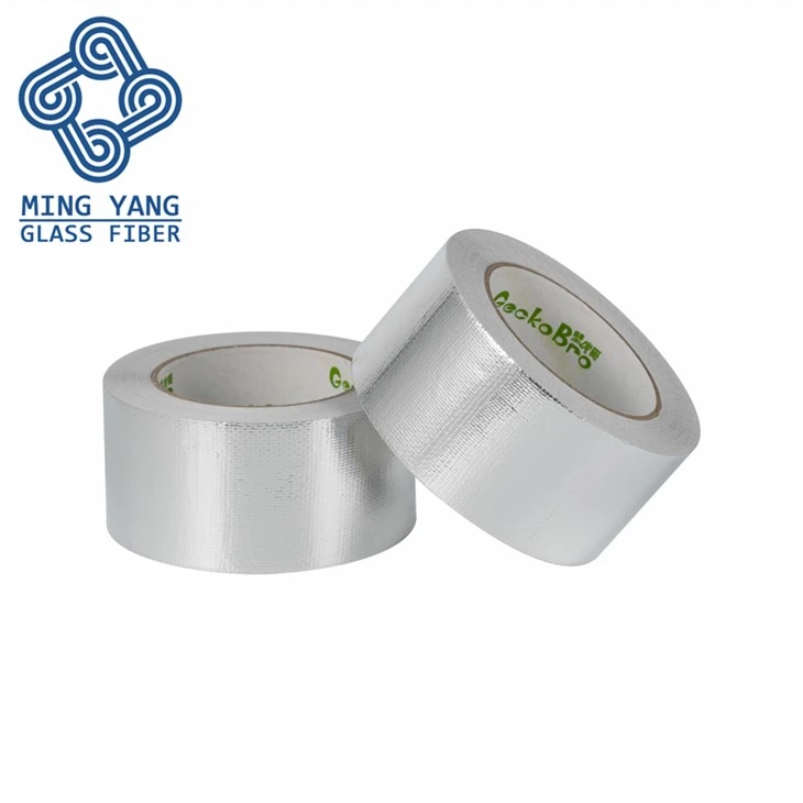 Glass Cloth HVAC Self-Adhesive Tape Aluminum Foil Fiberglass