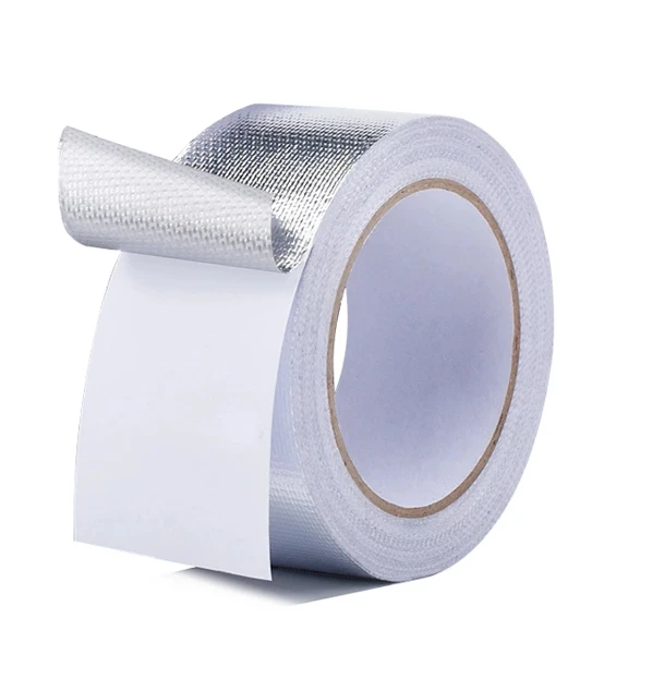 Glass Cloth HVAC Self-Adhesive Tape Aluminum Foil Fiberglass
